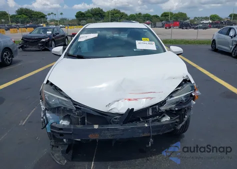 2017 Toyota Corolla Le из США, поврежденный, VIN 5YFBURHE5HP611421